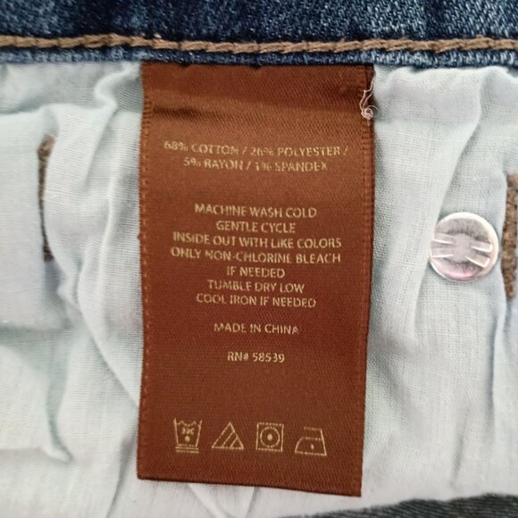 Kut from the Kloth Midrise Boyfriend Jeans Stretch Size 2 Blue Denim Womens - Picture 10 of 11